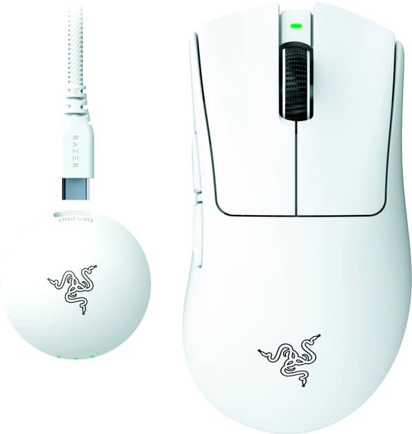 Razer DeathAdder V4 PRO Wireless/USB White - image 1