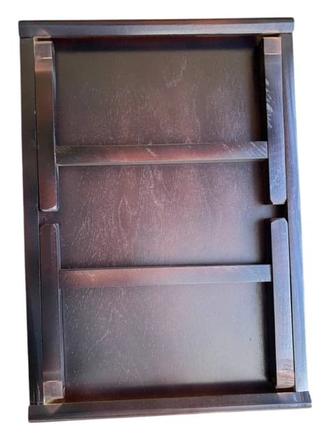 Складаний кавовий столик для сніданку в ліжко білий 42×28×17 см №6 - image 1