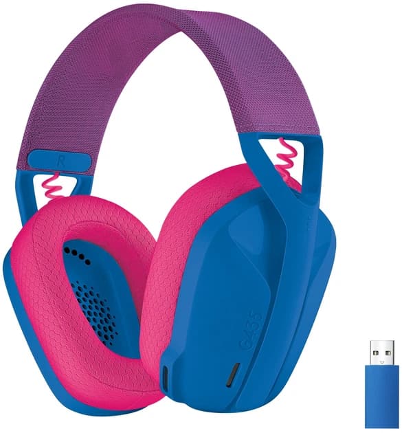 Logitech G435 LIGHTSPEED Wireless Gaming Headset — Blue (981-001062) - image 1