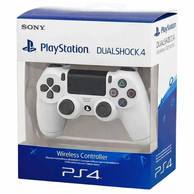 Sony DualShock 4 Version 2 Glacier White Wireless Gamepad for PS4 and PC - image 1