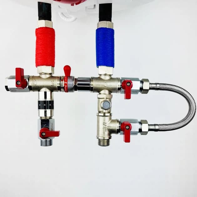 Комплект підключення для бойлера 12 BYPASS Boiler Series з байпасом 1/2" KVANT - image 1