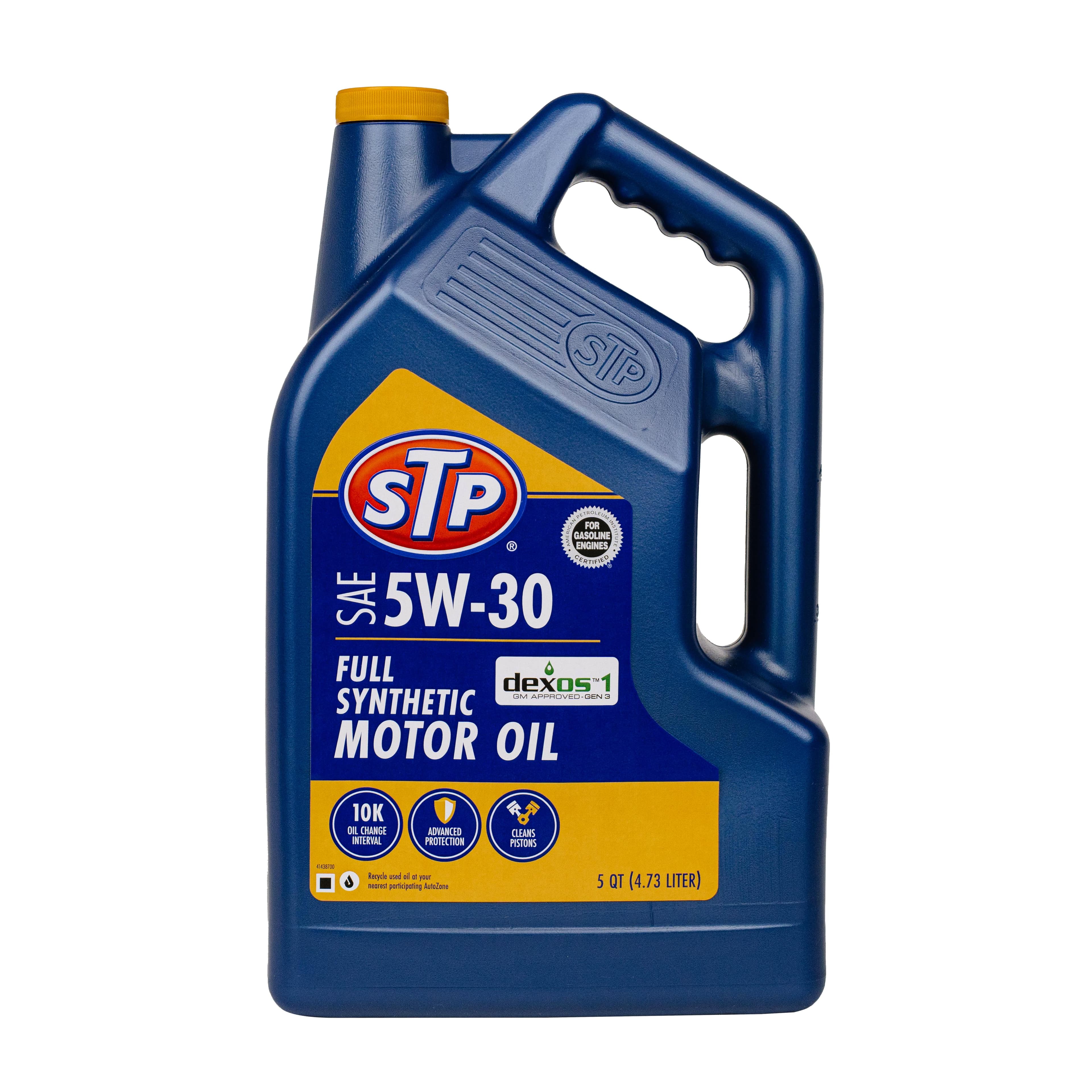 STP Full Synthetic 5W-30 Motor Oil 5 Quart - image 1