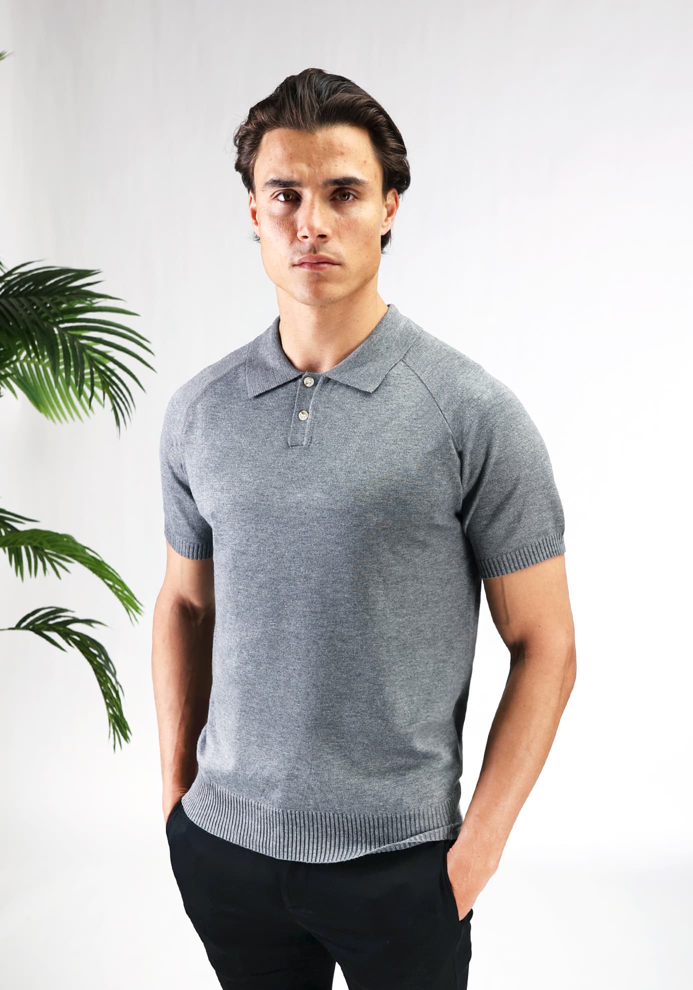 Blend Polo Shirt – Grey - image 1