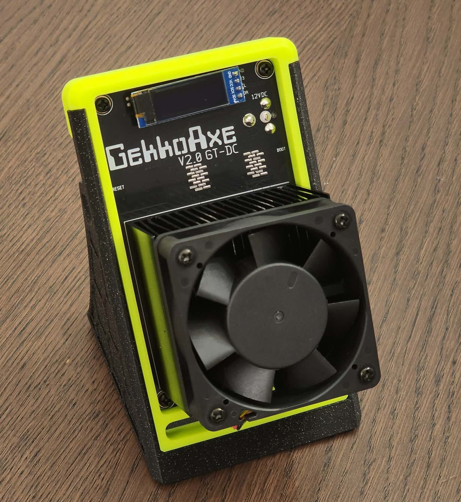 GekkoAxe GT 2xBM1370 Solo Miner With Stand - image 1