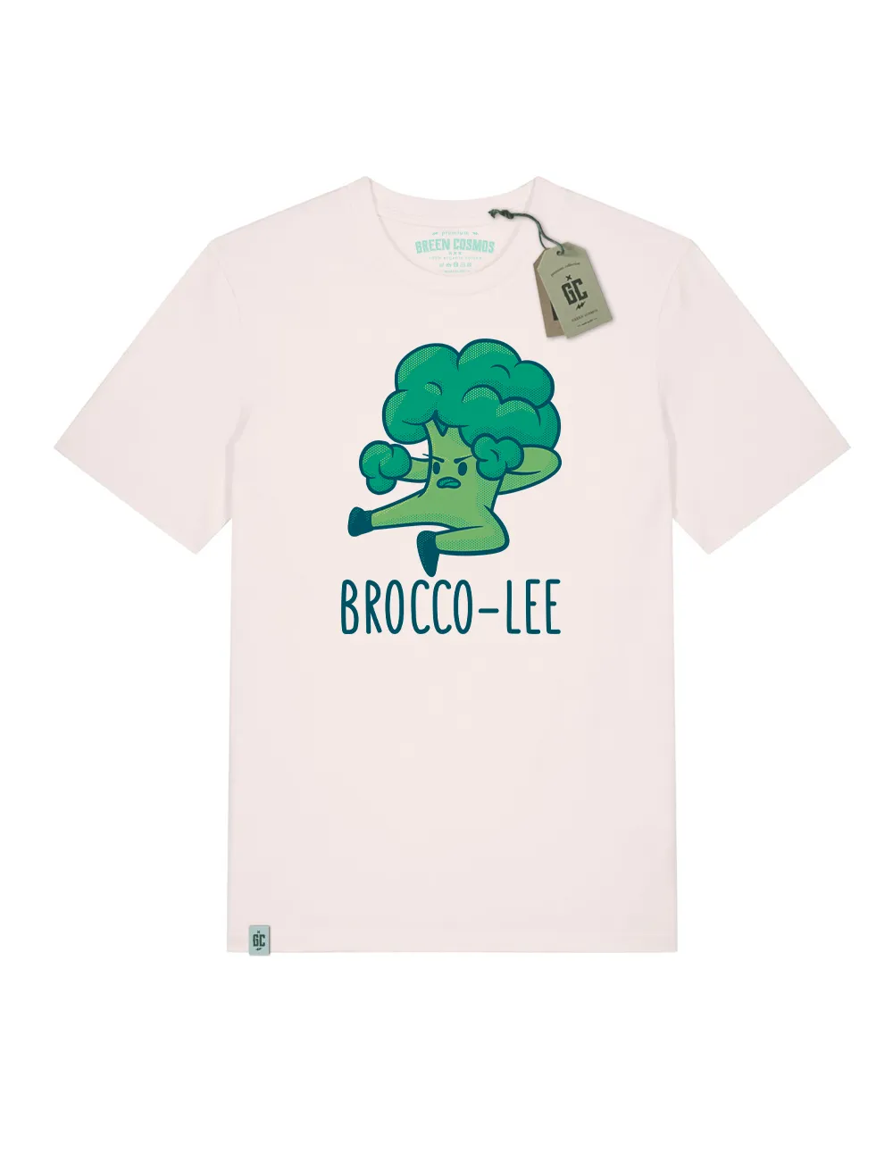 Green Cosmos Premium Koszulka Męska Brocco Lee - image 1