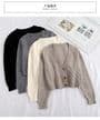 Lemongrass Off-White V-Neck Cardigan - image 1