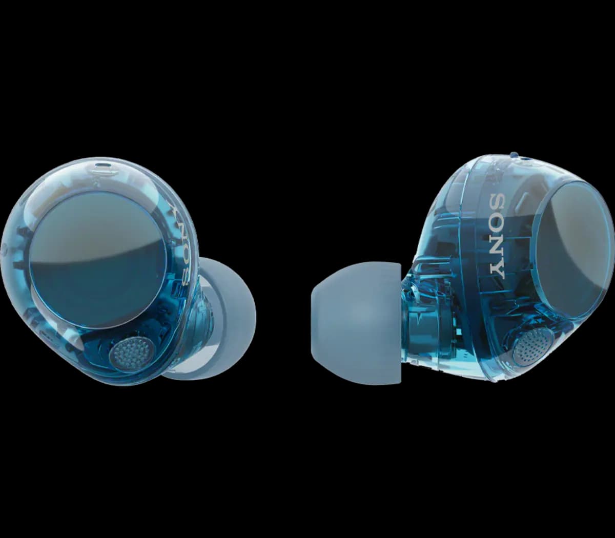Sony WF-C710N Truly Wireless Noise Canceling Earbuds Glass Blue - image 1
