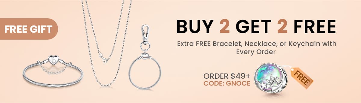 Gnoce Drink Me Magic Bottle Charm Platinum-plated Silver Blend - image 1