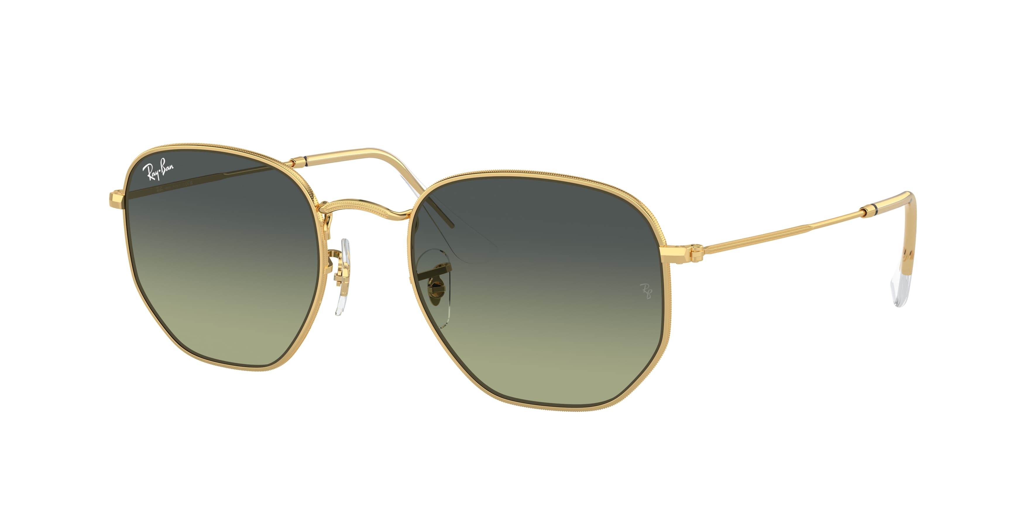 Ray-Ban RB3548 001/BH Hexagonal Sunglasses - image 1
