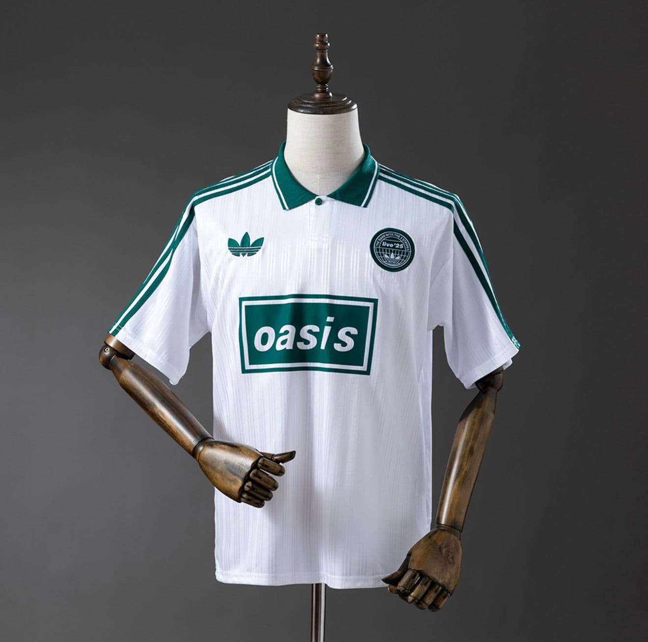 Bohemian FC x Oasis Collaboration Jersey White and Green - image 1