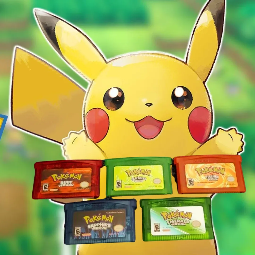 Pokémon Games for Gameboy Advance - Complete Set (Ruby, Sapphire, FireRed, LeafGreen, Emerald) - image 1