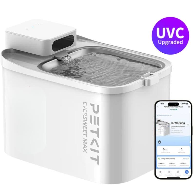 EVERSWEET MAX 2 UVC 100 Fontaine à Eau Connectée pour Animaux 3L - image 1