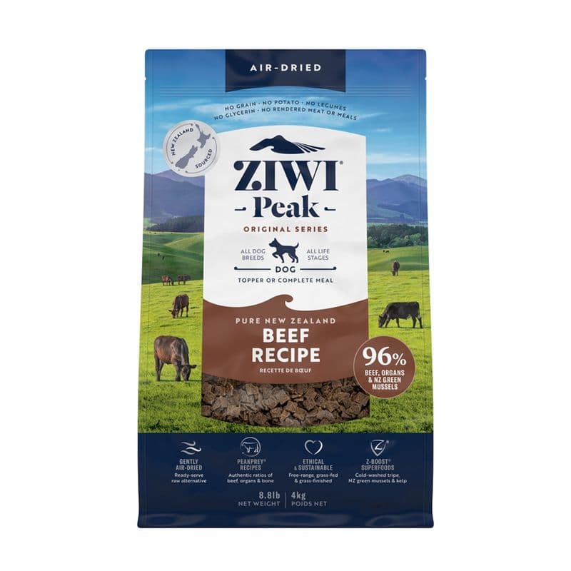 Ziwi Peak Air Dried Beef Dog Food 4kg - image 1
