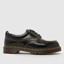 Dr Martens Lowell Moc Toe Black Leather Shoes - image 1