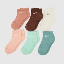 Nike Kids Everyday Ankle Sock 6 Pack Multi - image 1