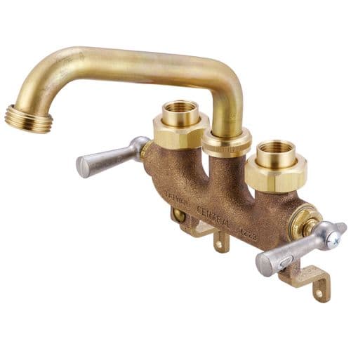 Central Brass 1/2" FNPT Two Handle Laundry Faucet, 3-1/2" Centers - image 1
