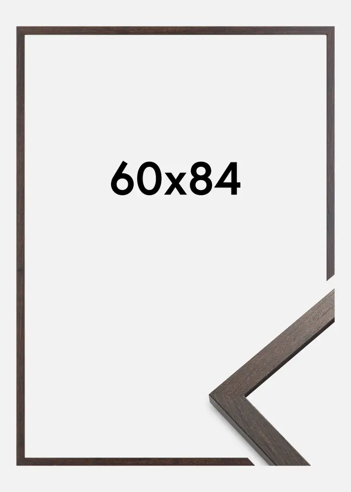 Rahmen Trendy Walnuss 60x84 cm - image 1