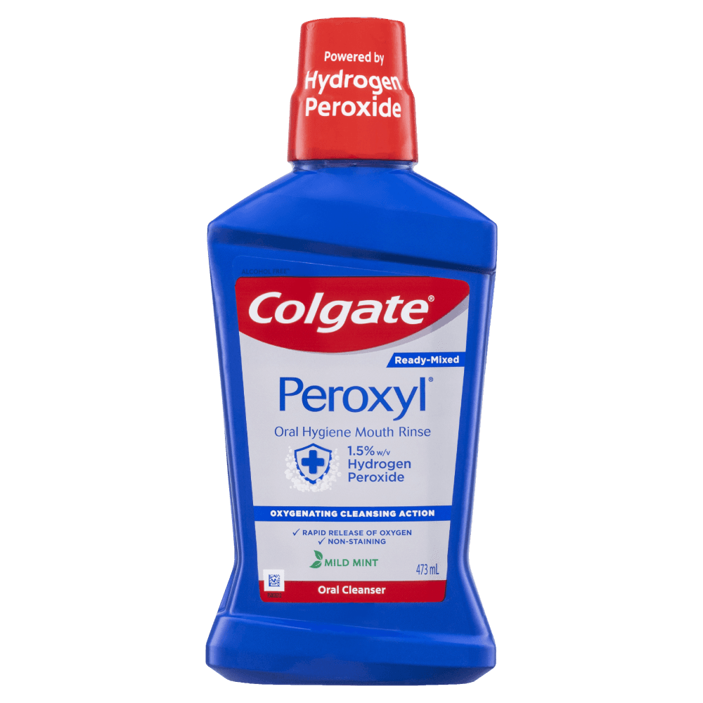 Colgate Peroxyl Oral Hygiene Mouth Rinse 473mL - image 1
