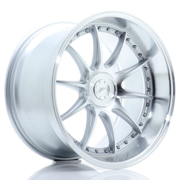 JR Wheels JR41 19×11 ET13-25 5H BLANK Silver Machined Face - image 1