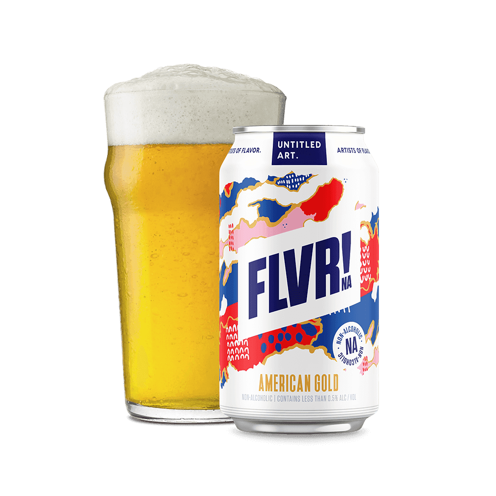 FLVR! NA American Gold Non-Alcoholic Lager - image 1