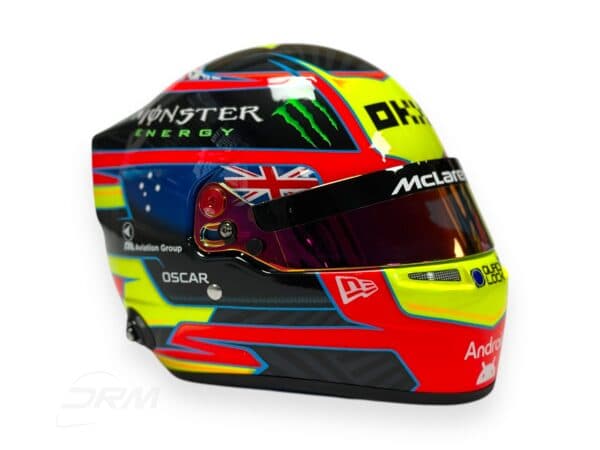 Damaged Oscar Piastri 2025 McLaren Bell 1:2 Helmet – No Box - image 1