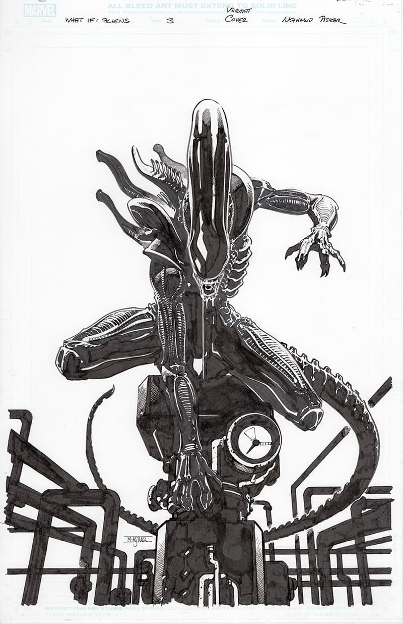 What If: Aliens #3 Variant Cover by Mahmud Asrar - image 1