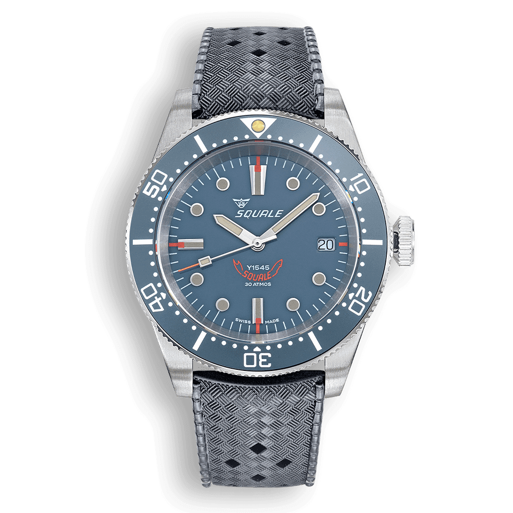 Squale 1545 Grey Rubber Watch - image 1