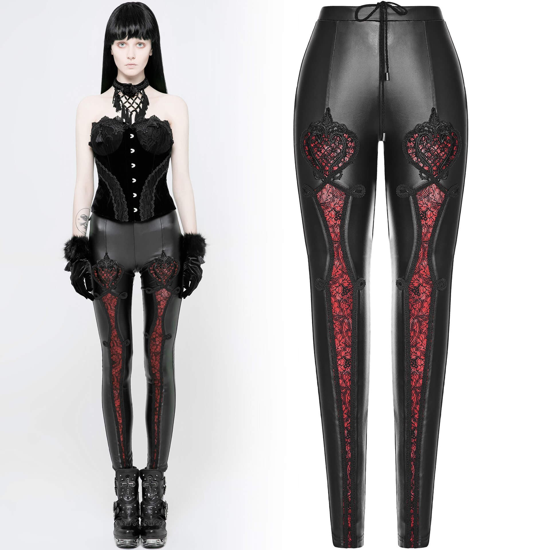Soiree Red Leggings - image 1
