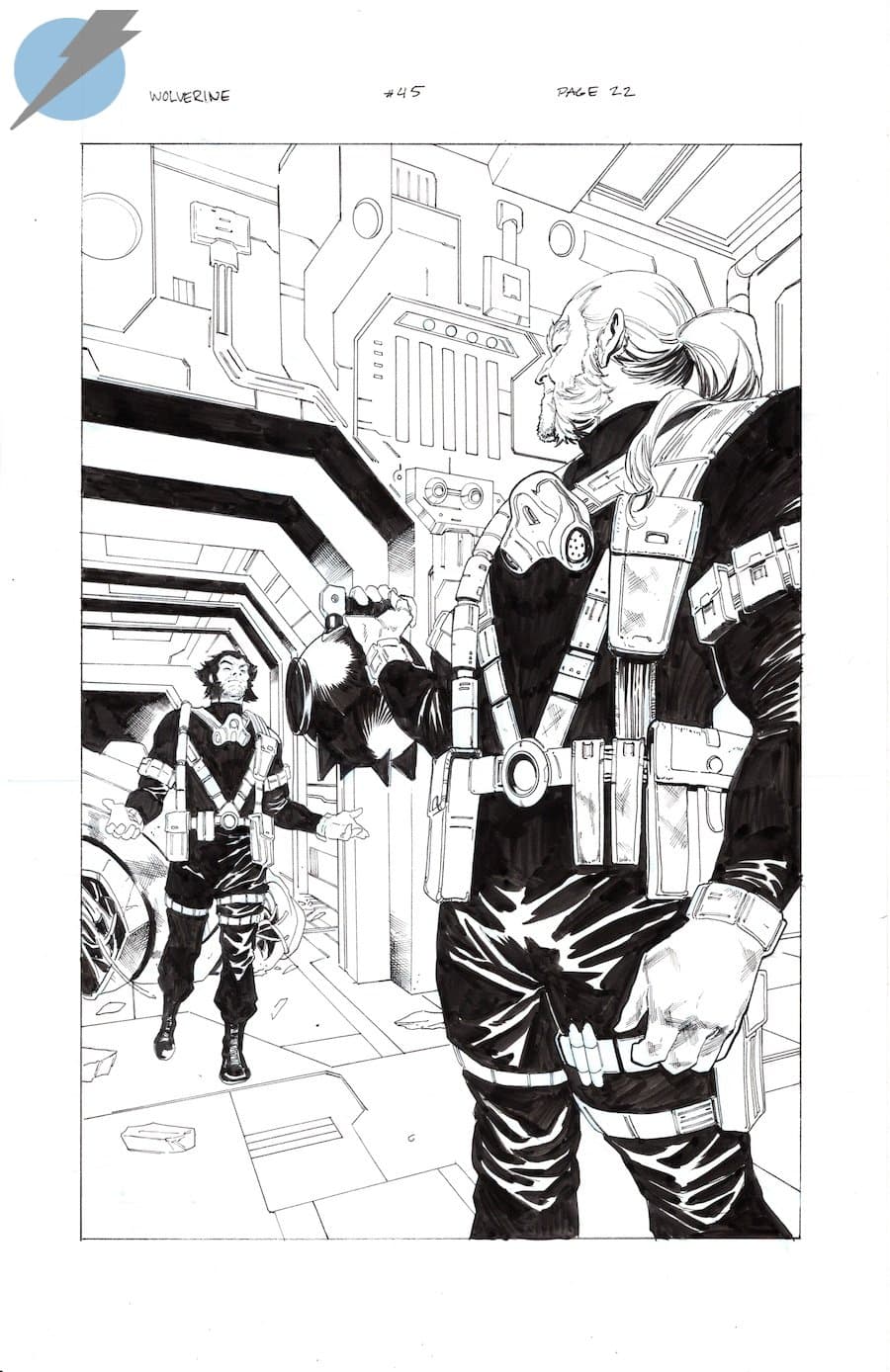 WOLVERINE Issue 45 Page 22 Original Art by Geoff Shaw - image 1