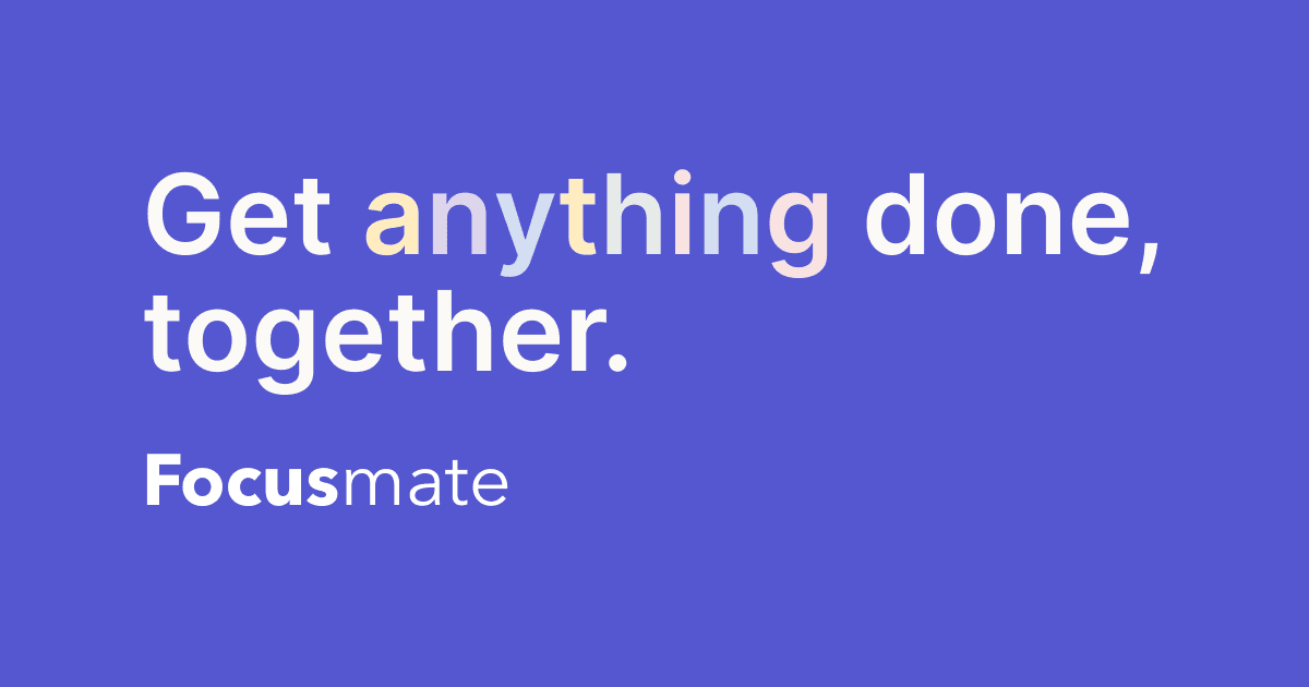 Focusmate - image 1