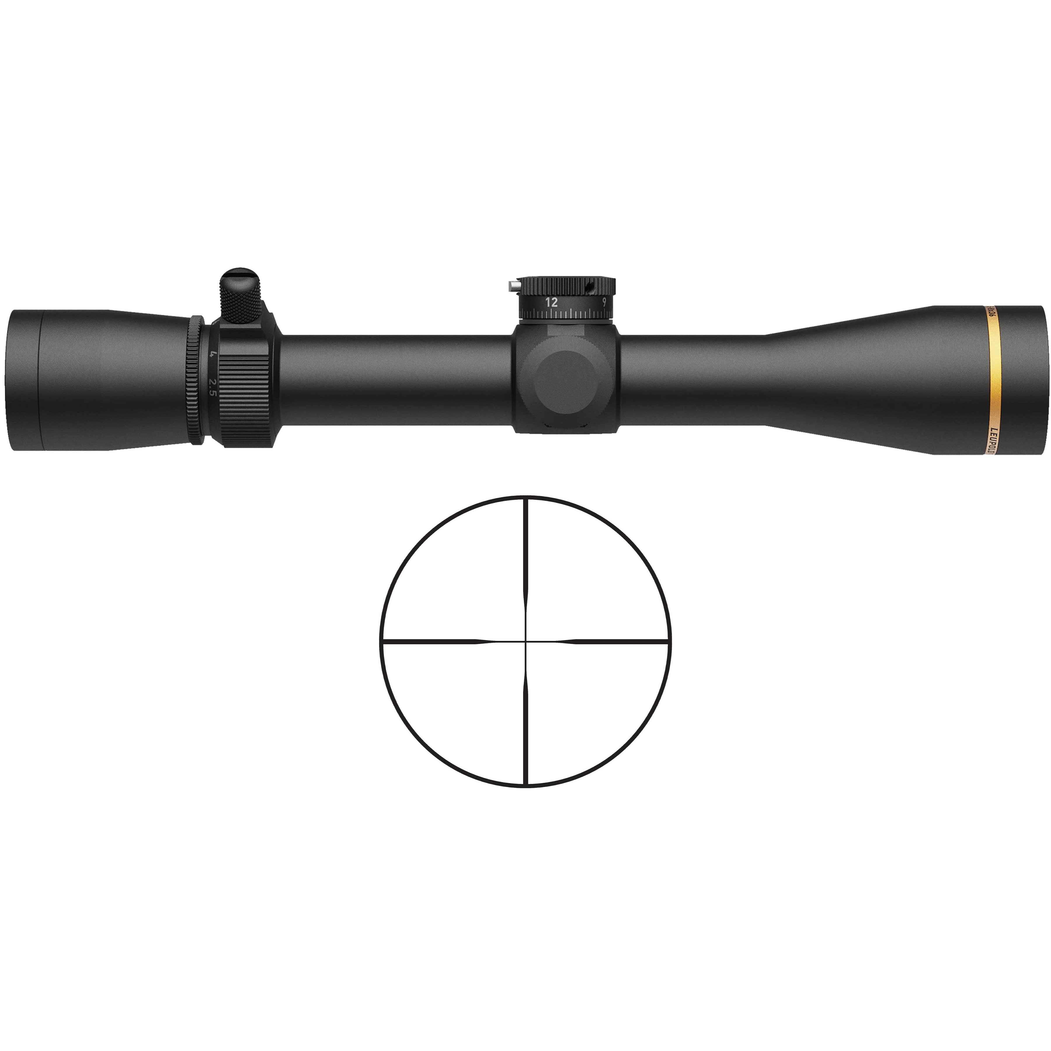 Leupold VX-3HD Rifle Scope 2.5-8x36mm Duplex Matte Black - image 1