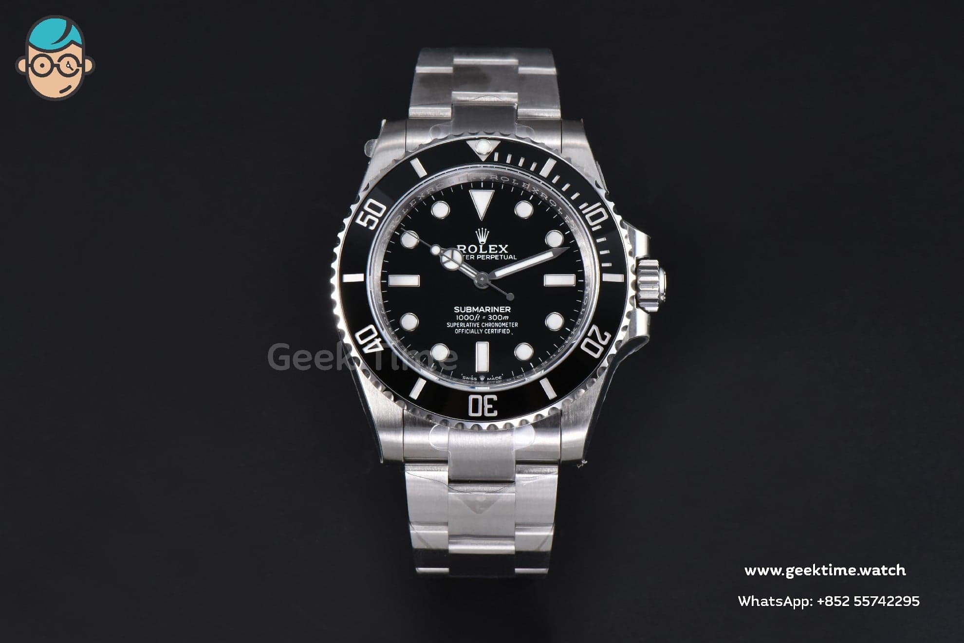 Submariner 124060 No Date 41mm 904L VSF Black Dial VS3230 - image 1
