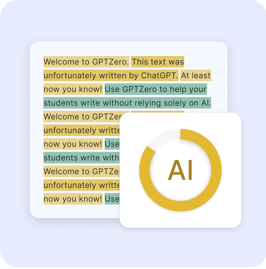 GPTZero Dashboard - image 1