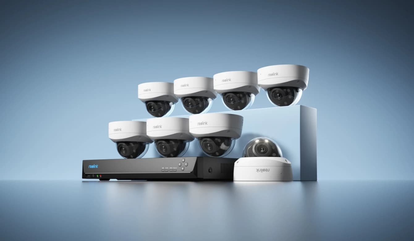Reolink RLK16-843V8 4K 8MP IK10 PoE Dome Camera System with 5× Optical Zoom - image 1
