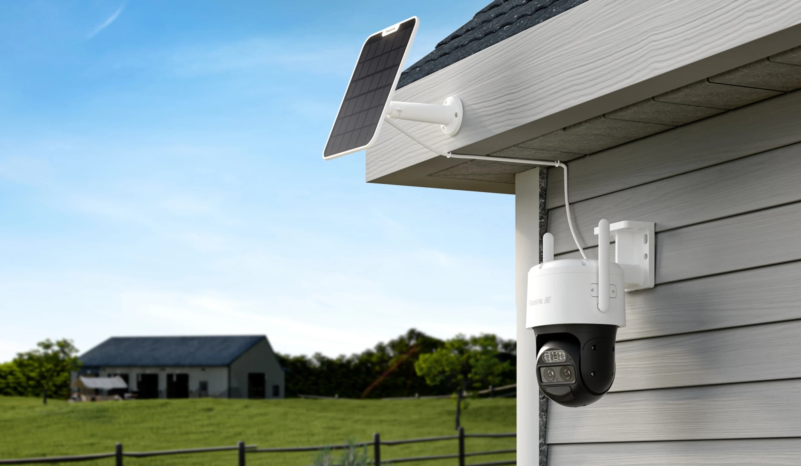 Reolink TrackMix 4K Dual-Lens Wi-Fi 6 PTZ Battery-Powered Security Camera - image 1