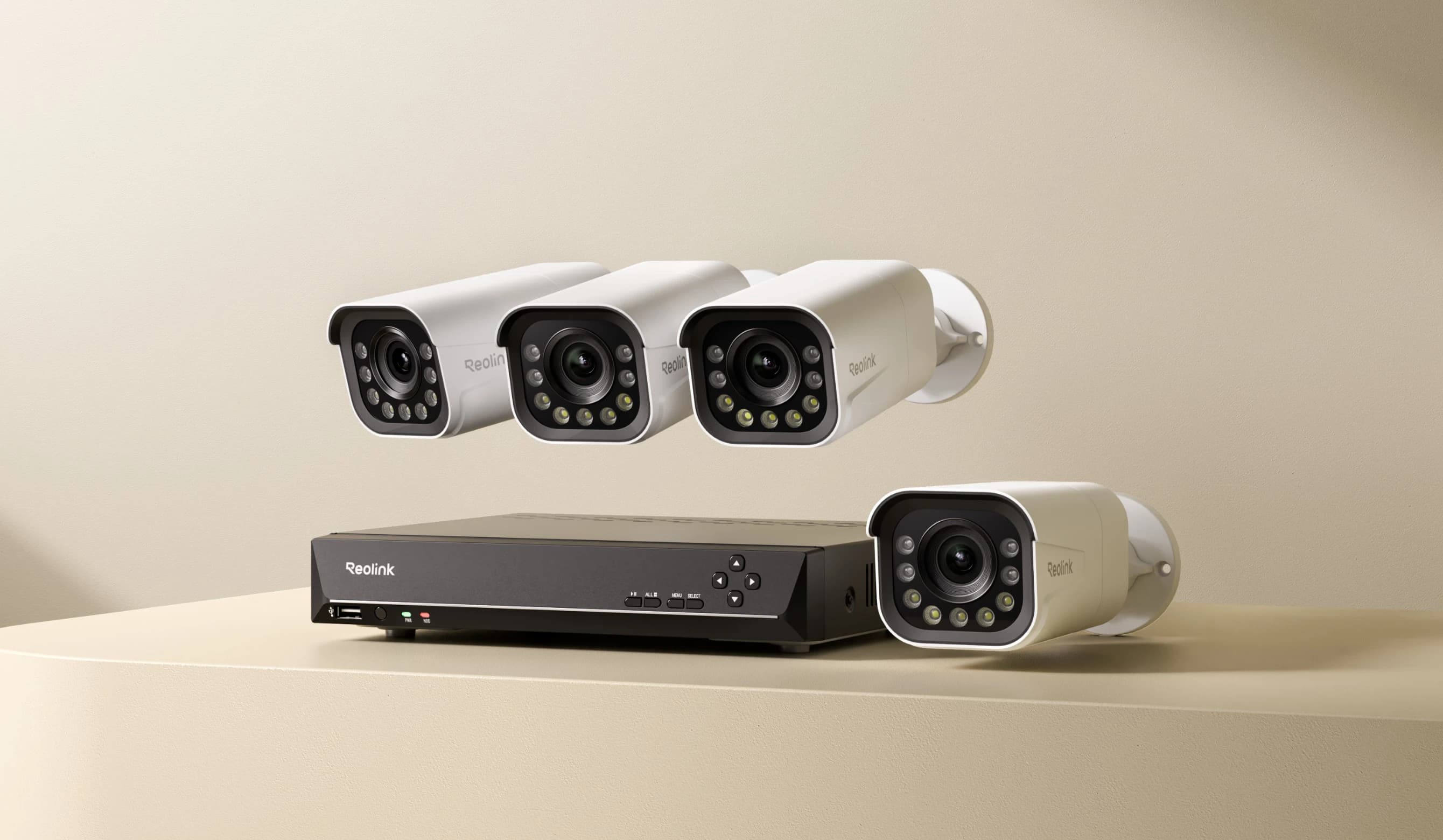 Reolink RLK8-811B4-A Smart 4K PoE Camera System with 5X Optical Zoom & Spotlights - image 1