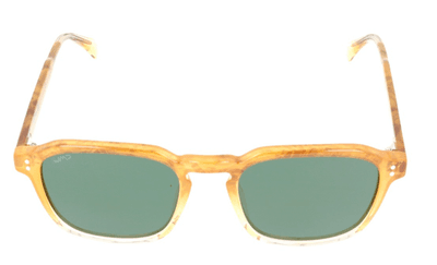 WMP Francis Orange Crystal Square Polarized Sunglasses 52-21-143 ORGG15 - image 1