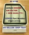 Engine Air Filter for LEXUS 06-13 IS250 IS350 10-15 IS250C IS350C GS350 GS430 (For: Lexus) - image 1