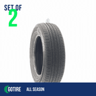 2 X Used 225/65R17 Continental ProContact TX 102H - 6.5/32 - image 1