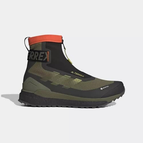 $260 Adidas Terrex Free Hiker COLD.RDY GTX Hiking Boots Focus Orange Olive 8.5 - image 1