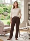 Womens Within 7-Day Knit Straight-Leg Pull-On Pants - image 1