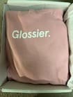 Glossier Original Limited Edition Pink Hoodie Sweatshirt Glossiwear Pink Large - image 1