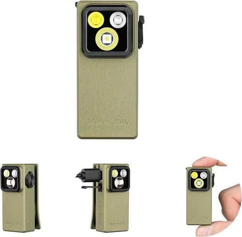Olight Oclip Ultra 530 Lumen USB-C Rechargeable Clip On Flashlight - Olive Green - image 1