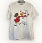 Ryoko Rain Dunk Graphic T-Shirt Men‘s L White NBA Basketball Size Large - image 1