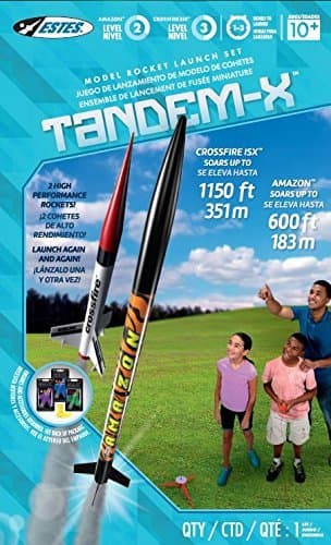 TANDEM-X ROCKET LAUNCH SET *ESTES #1469* - E2X -EASY TO ASSEMBLE - NEW - image 1