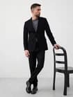 PLAIN WEAVE SUIT JACKET Banana Republic Size 42 Regular Black Man - image 1