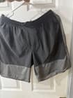 Lululemon Men's license to train shorts 7” medium black/gray - image 1