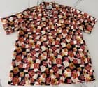 Portuguese Flannel Camp Collar S/S Button Down Large - image 1