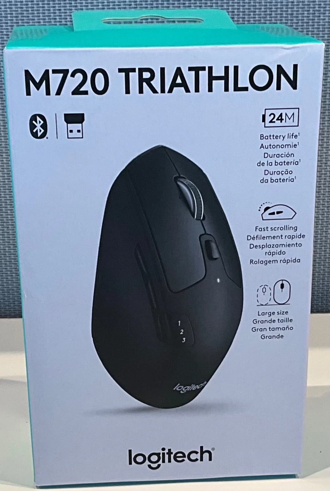 AUTHENTIC LOGITECH M720 TRIATHLON MOUSE (910-004790) - image 1