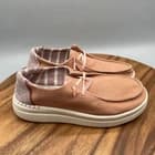 Hey Dude Wendy Rise Shoes Womens Size 7 Plaid Pink Casual Comfort Loafer Walking - image 1
